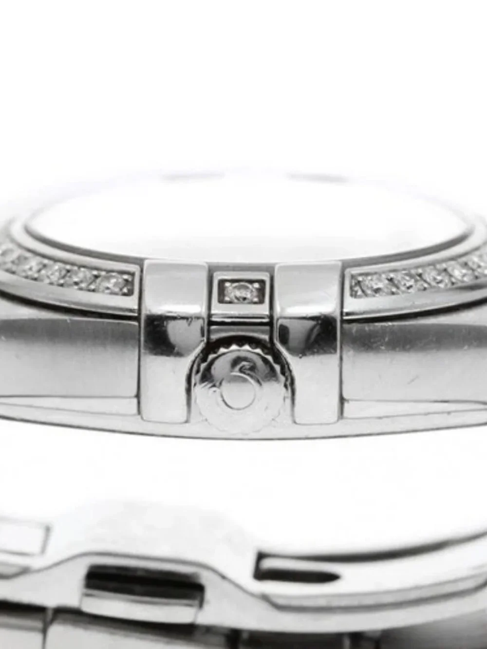 OMEGA Constellation Blush 123.15.27.60.52.001 12P diamond bezel Quartz_961356